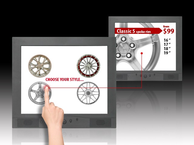 le clou 17 Zoll Touchscreen-System (SL)